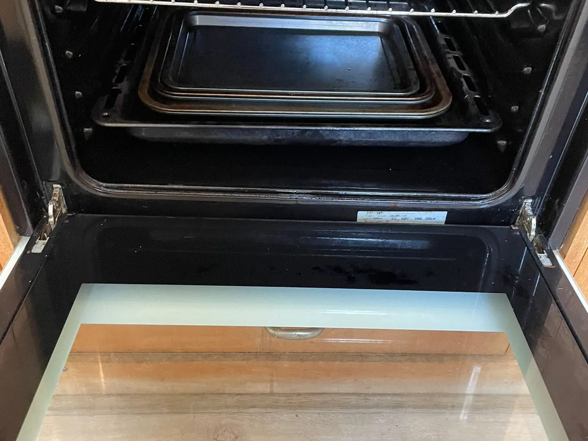 Oven interior cleaned like new